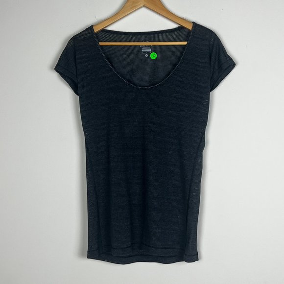 Nike Dri Fit Mesh Top S - Picture 1 of 4